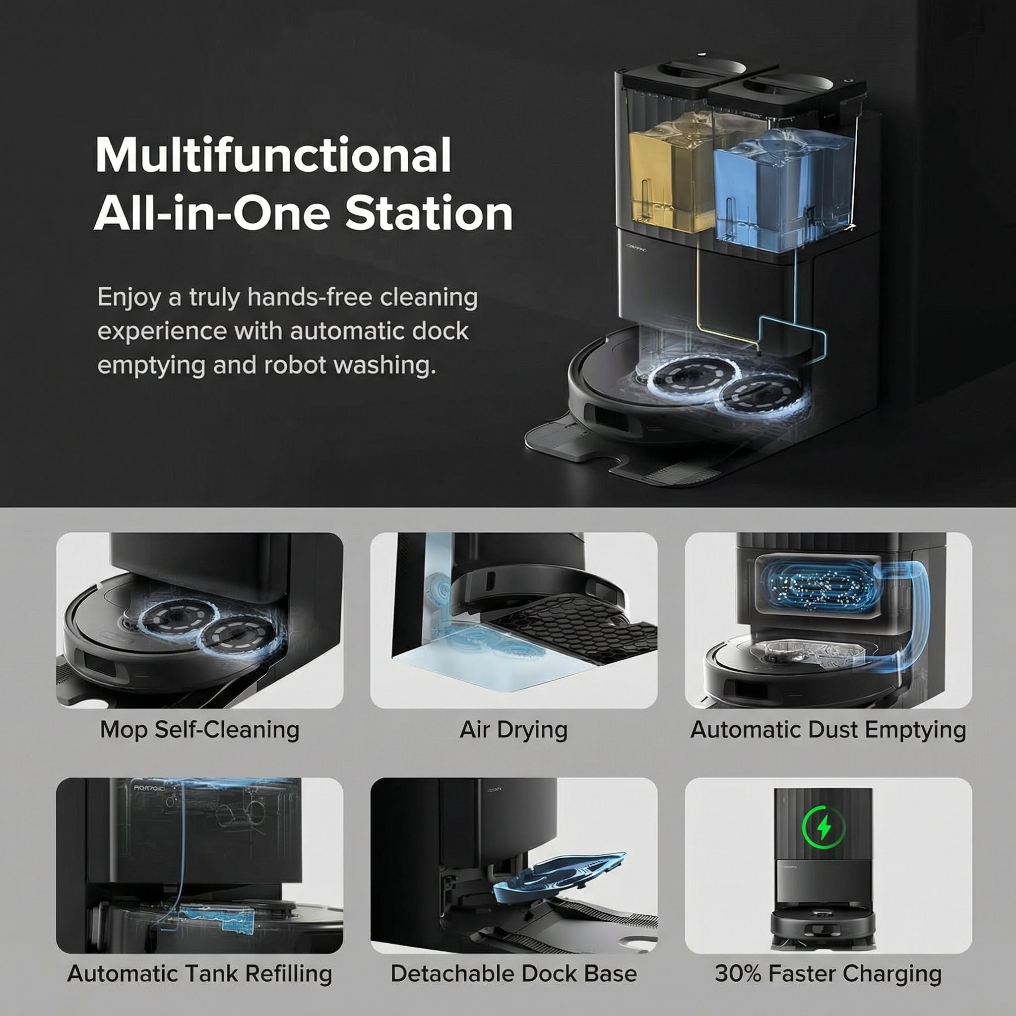 ROBOROCK QREVO MaxV Self Emptying Vacuum and Mop